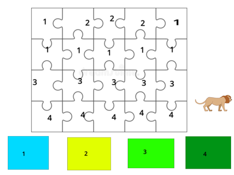 Puzzle time color in