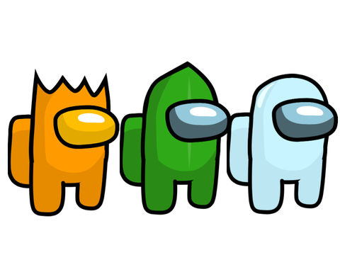 Finale 3 of BFDI as Among Us Characters