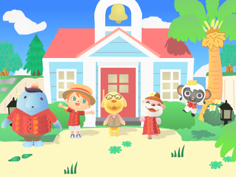 ACNH: Happy Home Paradise Art.