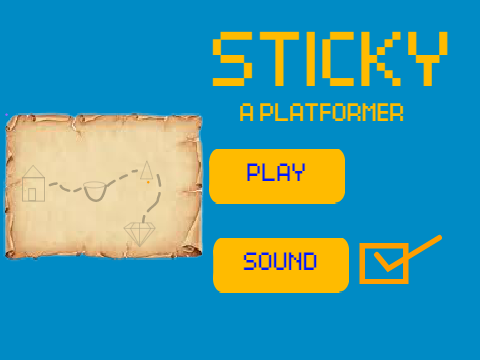 sticky title screen
