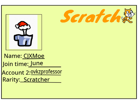 Scratcher card