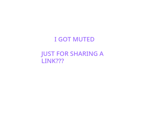 Muted...