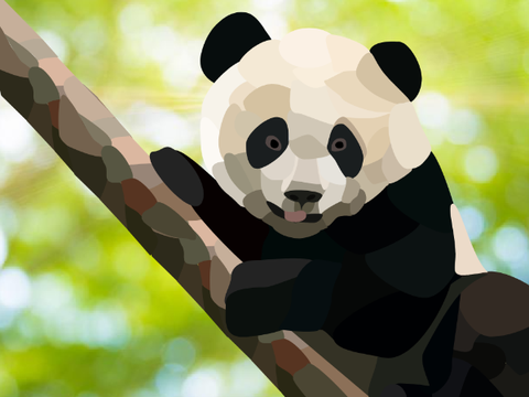 Panda | Blockshade #art #trending #music #all