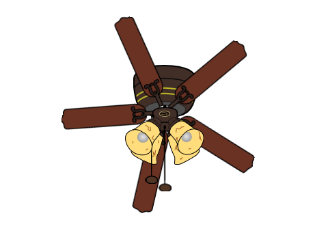 Hampton Bay Carriage House II ceiling fan