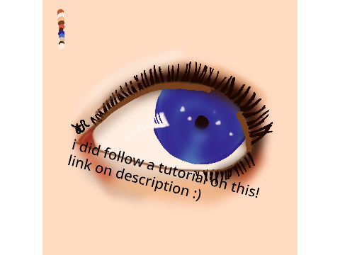 i tried drawing an eye :')