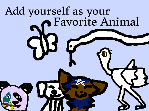 Add yourself as your favorite animal! remix