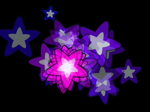 Colorful Stars mouse 