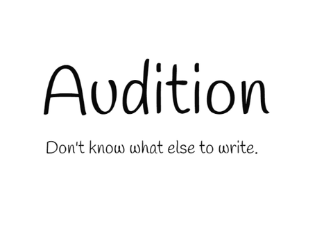Into the Wild audition