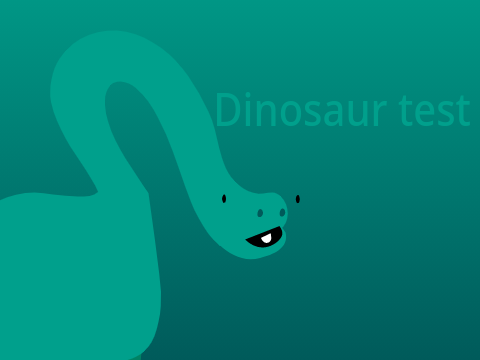 Dinosaur test 