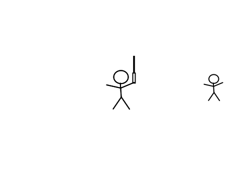 Stick figure 1V1