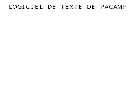 Logiciel de traitement de texte ^u^