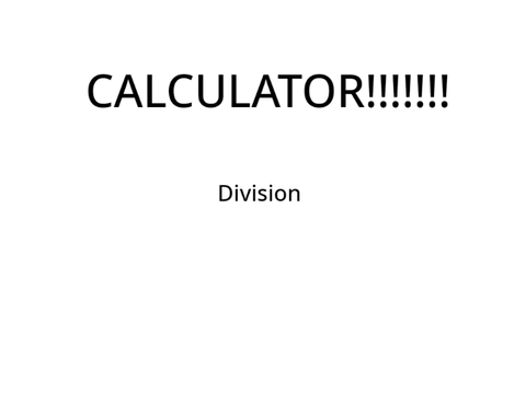Calculator!!!