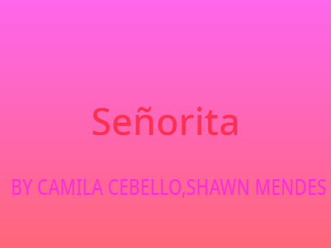 Señorita #Music rem