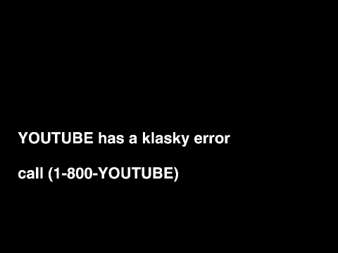 Klasky Csupo Robot logo 8000 YOUTUBE error