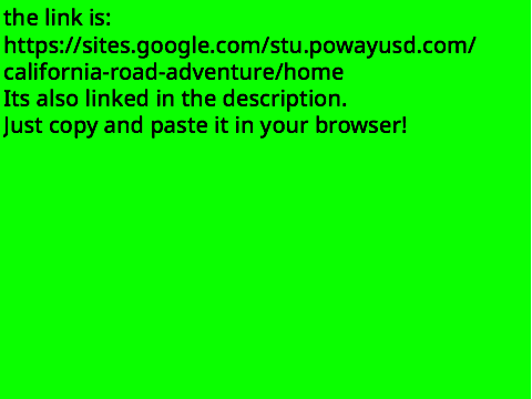 California Road Adventure ll My New Website! v1.2 Update #2