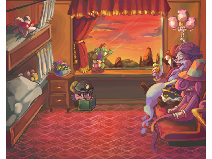 Paper Mario: The Thousand Year Door - Dusk at Excess Express