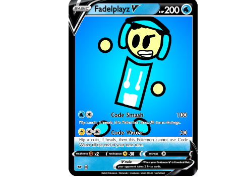 100 FOLLOWER OC POKEMON CARD
