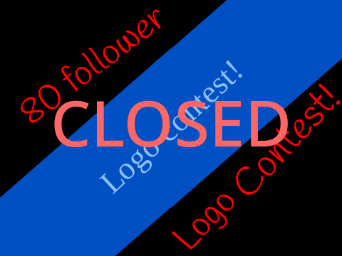 (CLOSED)80 followers logo contest!