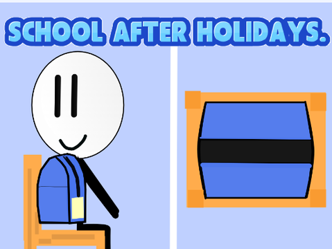 School After the holidays #Animation