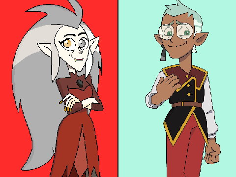 Eda vs raine || Battle of the characters part 2 || The owl house