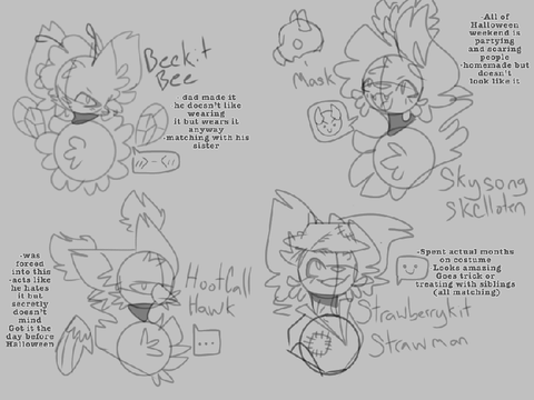 Rp characters Halloween costumesss