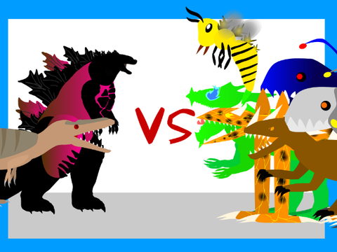 Window2022 and Arumajirodino VS Scratch Kaijus