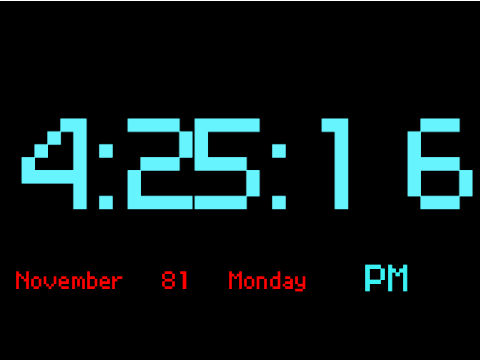digital clock