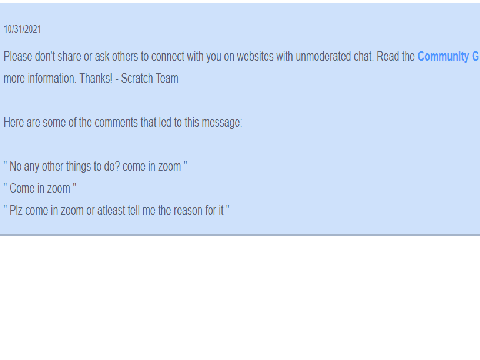 False Reported Message :(