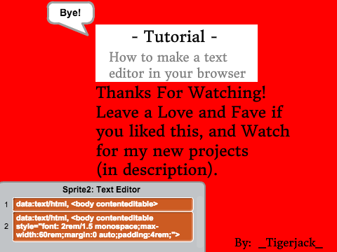 Make A Quick and Easy Text Editor - Tutorial