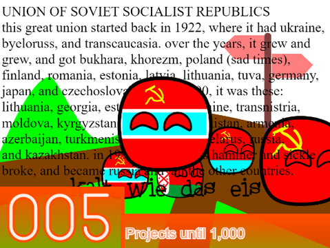 my entry: ussr