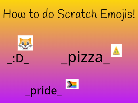 How to do Scratch Emojis