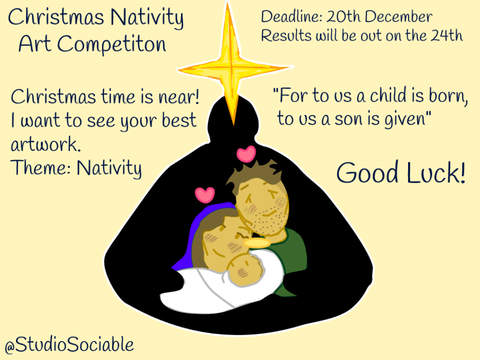 Christmas Nativity Art Competition (closed)