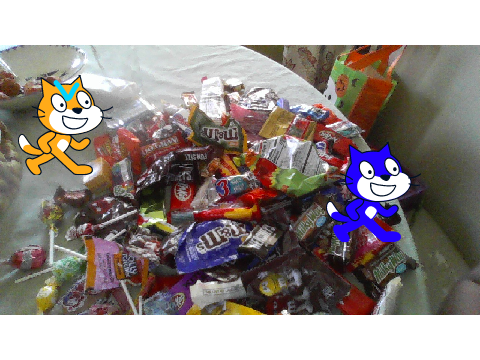 Halloween candy wars.
