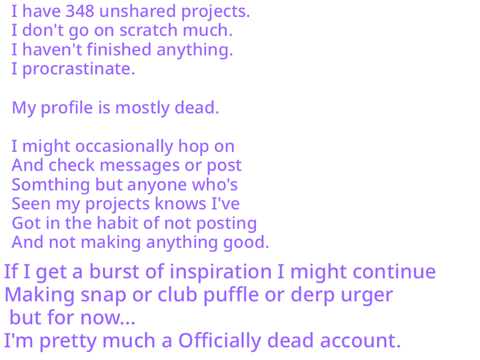The state of my profile
