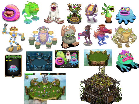 my singing monsters art
