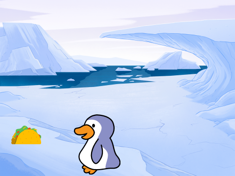 ✹ penguin taco catch game! ✹