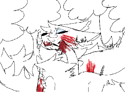 BUST YOUR KNEECAPS {W.I.P ART}