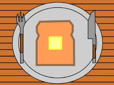 how to butter toast