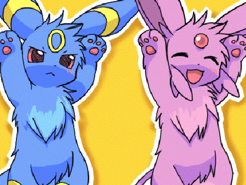Nya Nya Song With Espeon And Umbreon!!!! <3