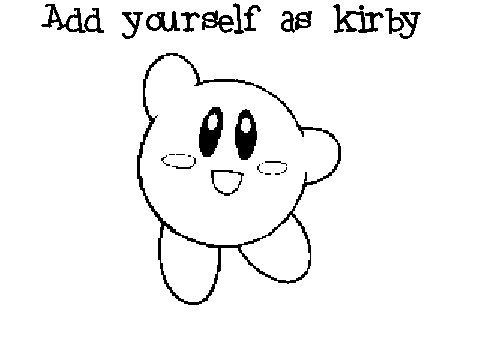 Add Yourself As Kirby