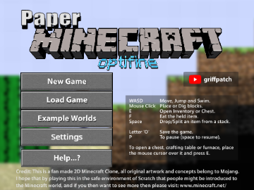 Paper Minecraft v11.6 Optifine 1.0