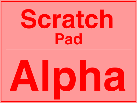 ScratchPad Alpha