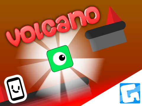 Volcano | a mobile platformer  #all #games #art #music