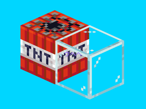 ベクターで立体TNT+爆破&リセット