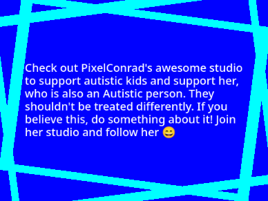Help Autistic kids by joining her studio!!