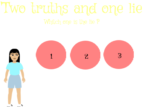 Two truths and a lie