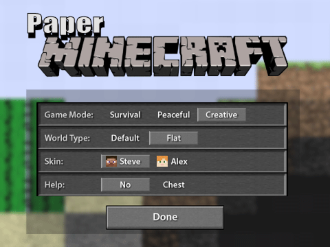 Paper Minecraft v11.6 (Minecraft 2D) remix