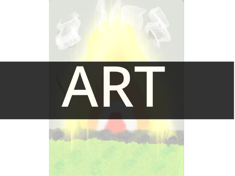 Bushfire - art #art #bushfire #australia #savethetrees
