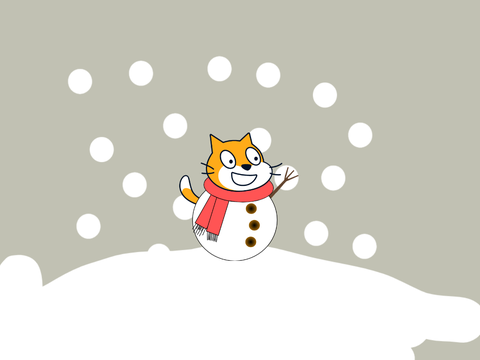 雪だるま猫