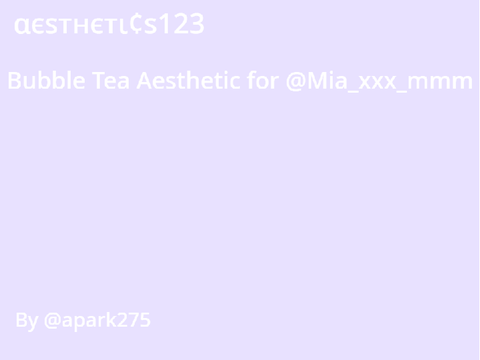 Aesthetic for @Mia_xxx_mmm